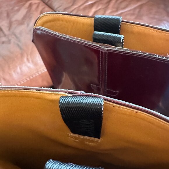 CHLOÉ Burgundy Nellie Boots Size: 38 - Picture 7 of 9